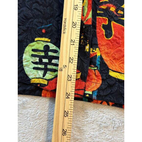 Chico’s Women’s 3 XL Silk Exquisite Imperial Silk Taiwanese Lantern Festival Top - Picture 7 of 11